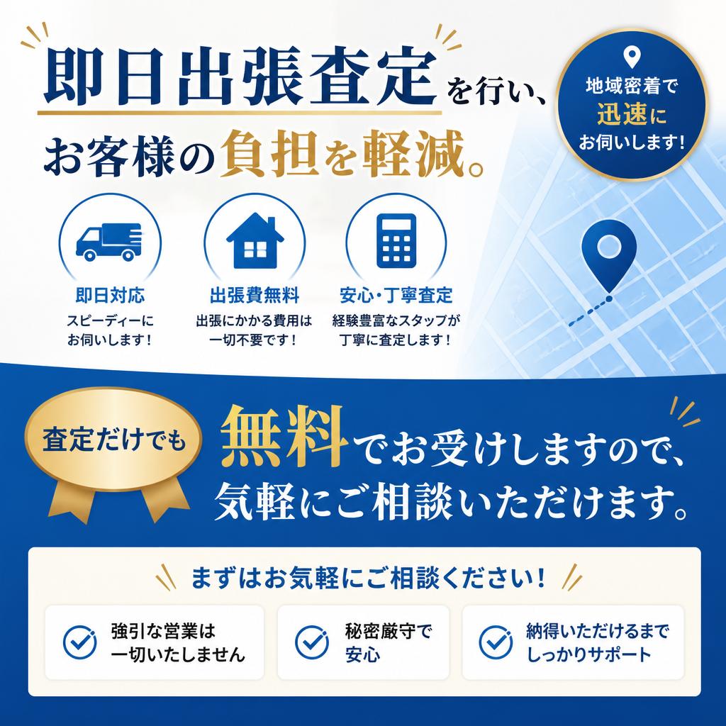4. 出張査定の無料サービス