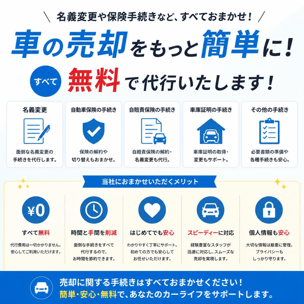 5. 煩雑な手続きはお任せ！