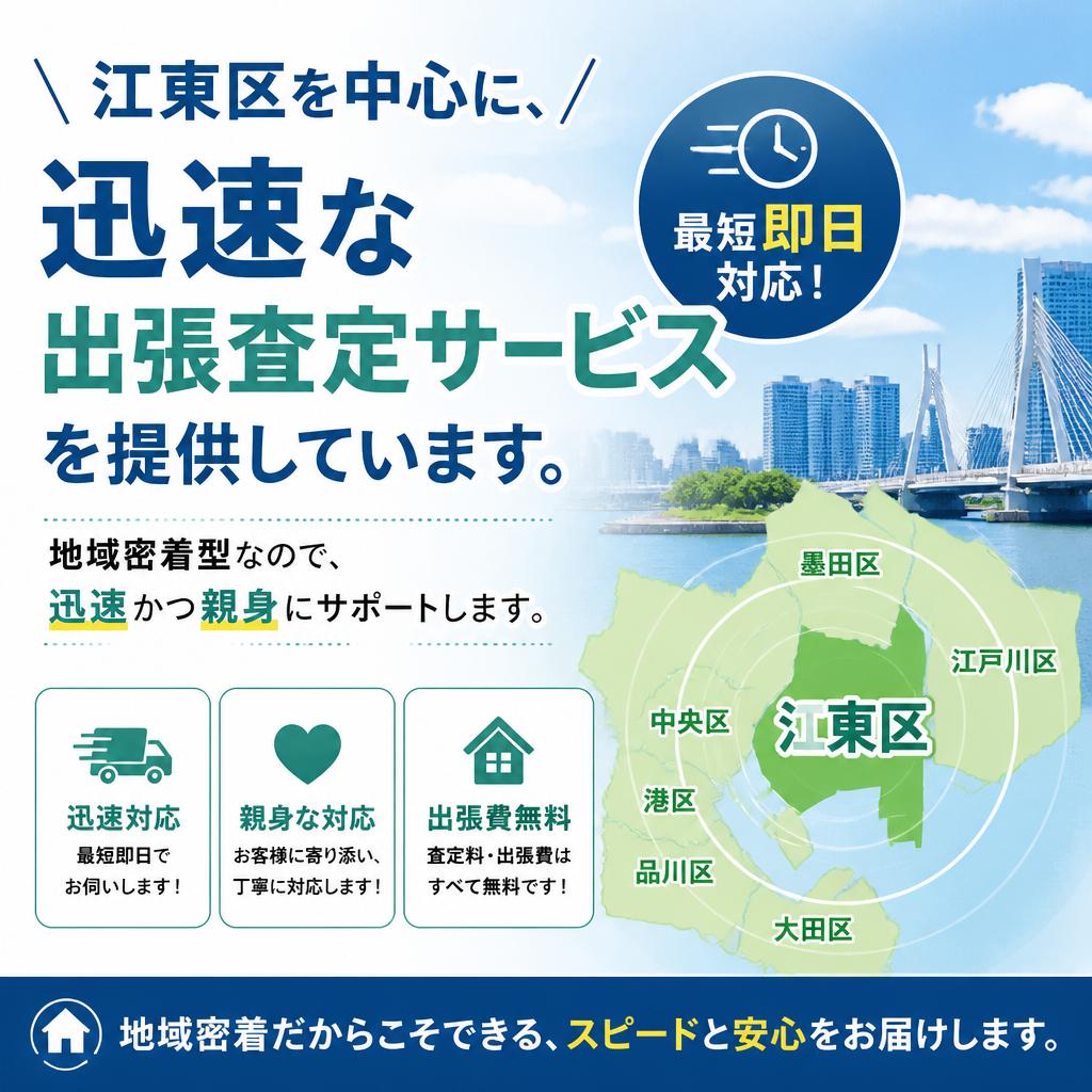 江東区対応の専門サービス