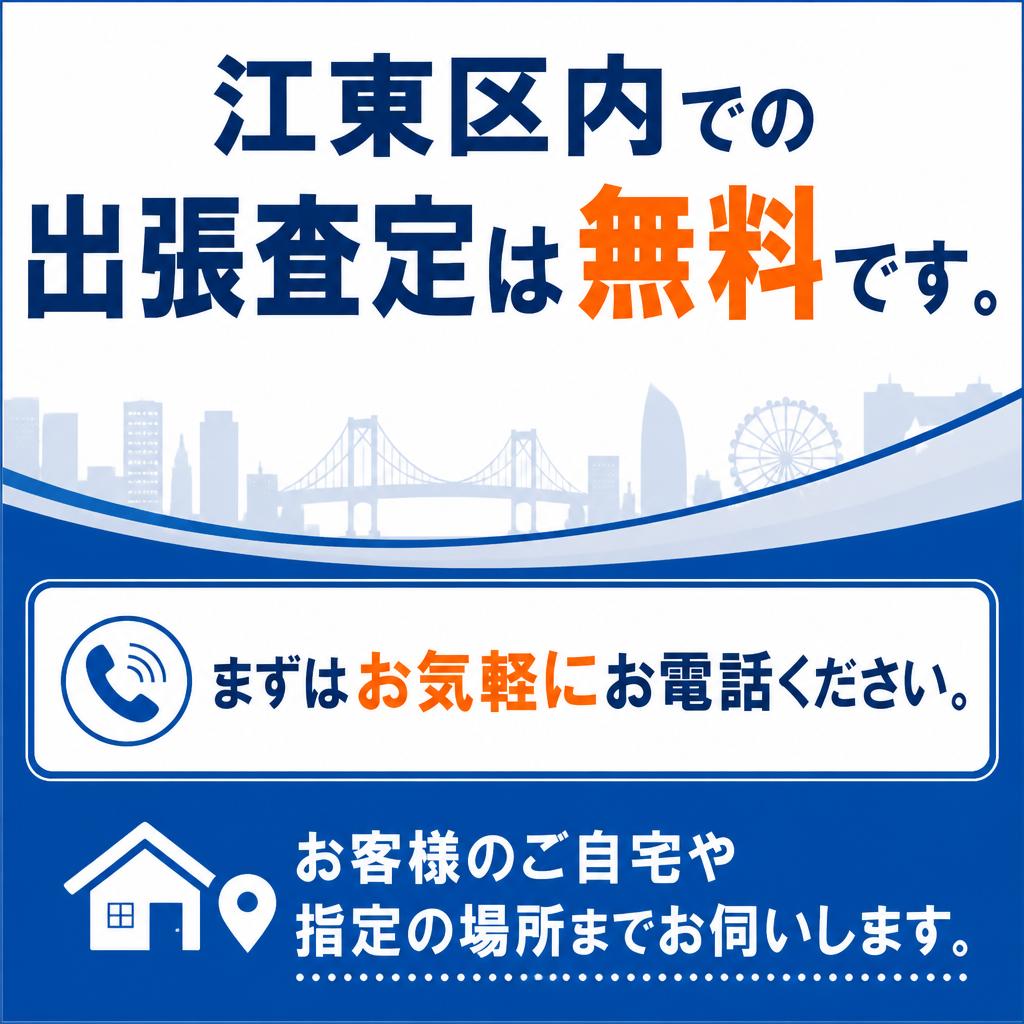 出張査定は無料