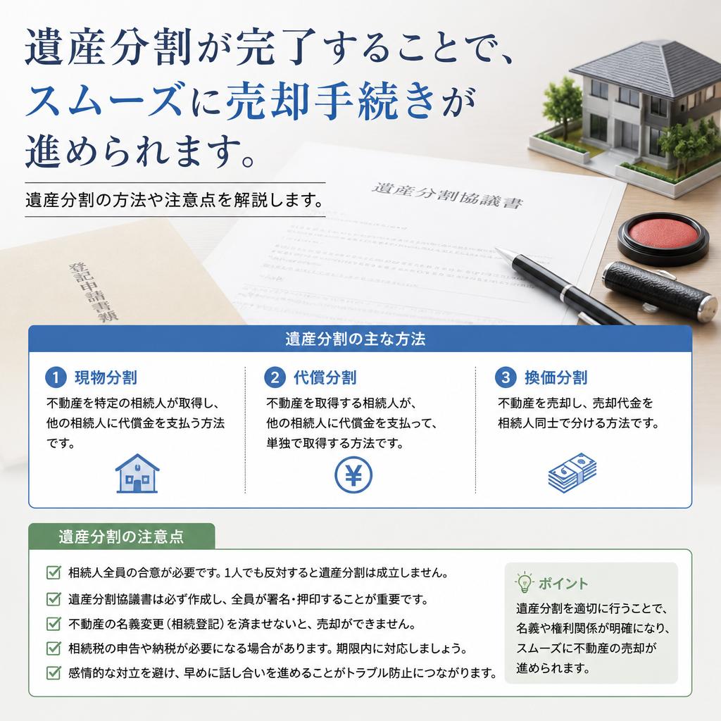 遺産分割と売却の関係
