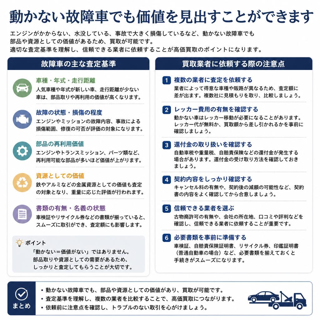故障車の処分方法
