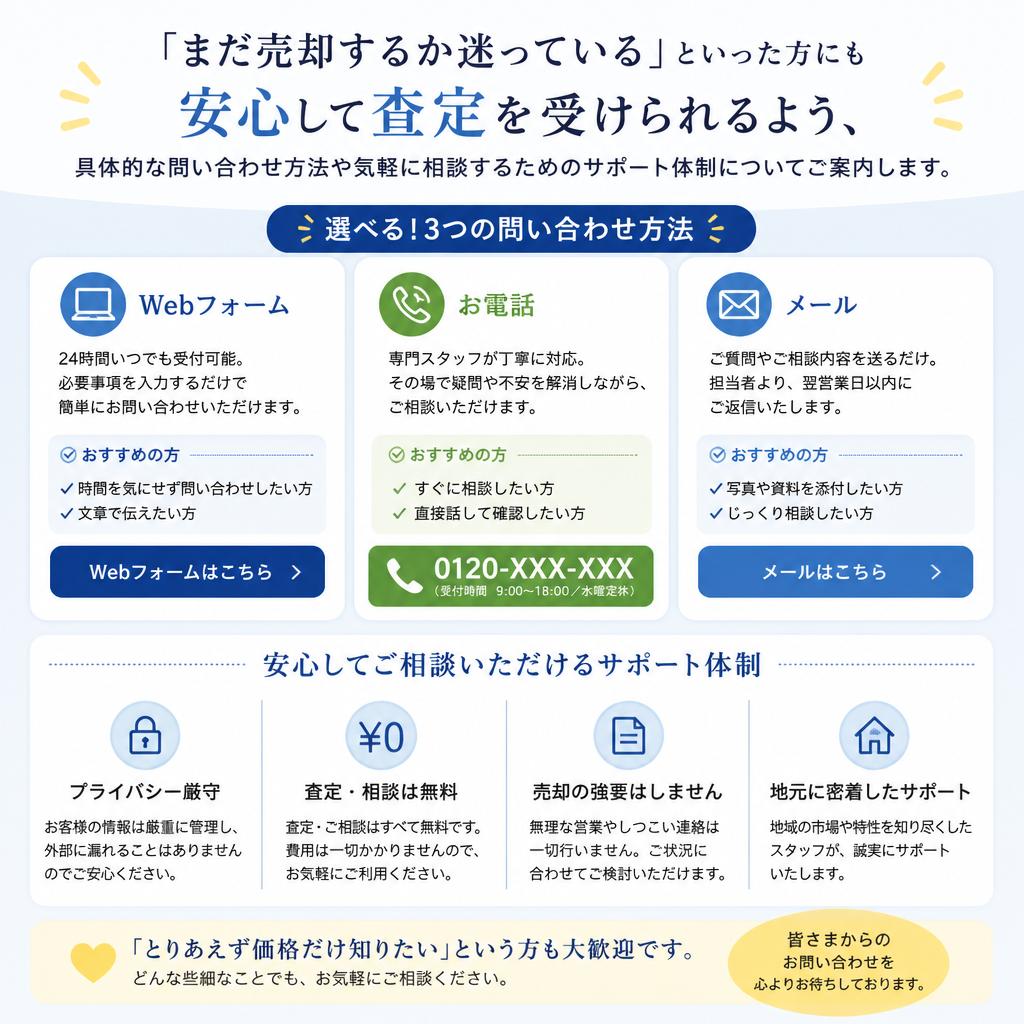 まずはご相談を！
